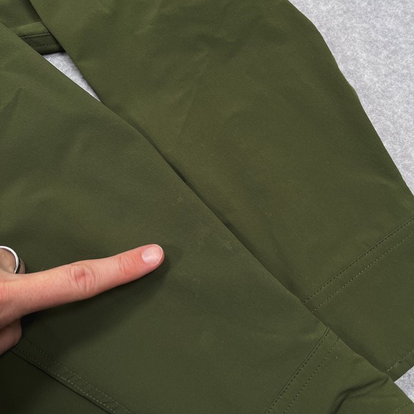 Topo Designs Tech Shirt Mens Large Green Snap Up Front Nylon Blend Gorpcore - Picture 12 of 12